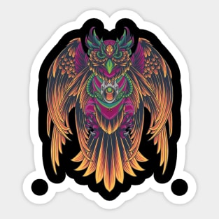 Owl Mecha Sticker